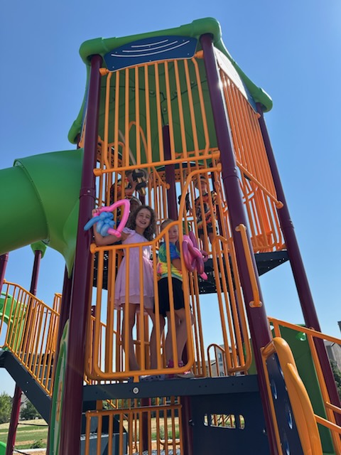 Kids on playground