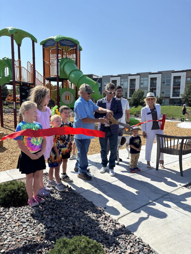 Post ribbon cutting